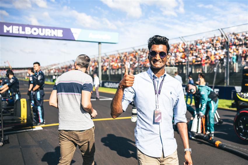 Exclusive Pit Lane Walk